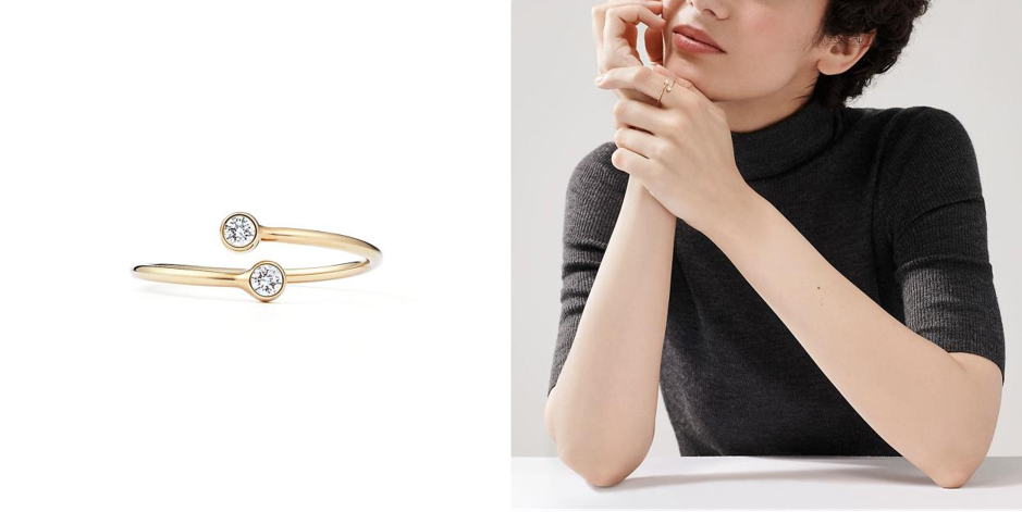 Diamond Hoop Ring