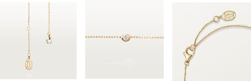 Cartier D'Amour Bracelet, Diamond, Mini Model