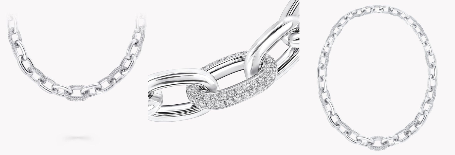 Be Together Diamond Necklace WHITE GOLD