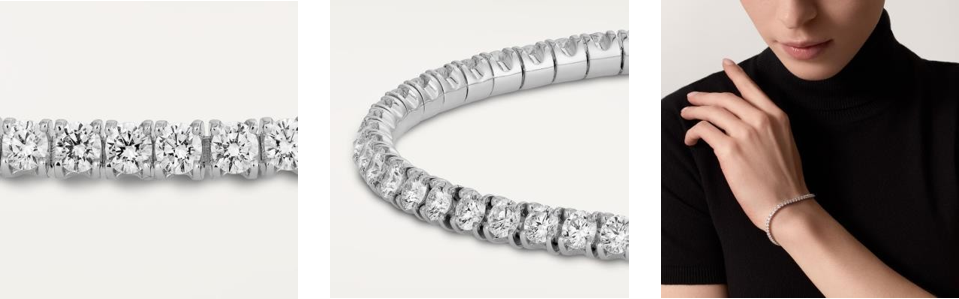 Lignes Essentielles Bracelet, Brilliant- Cut Diamonds