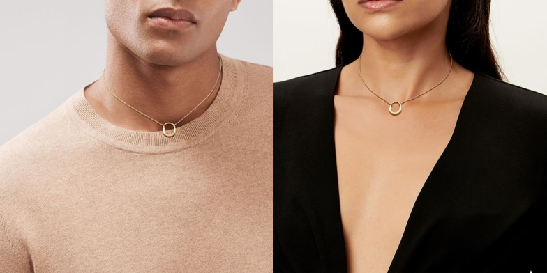 Small Pendant in Yellow Gold