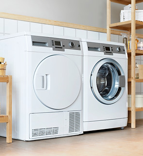 washer and dryer