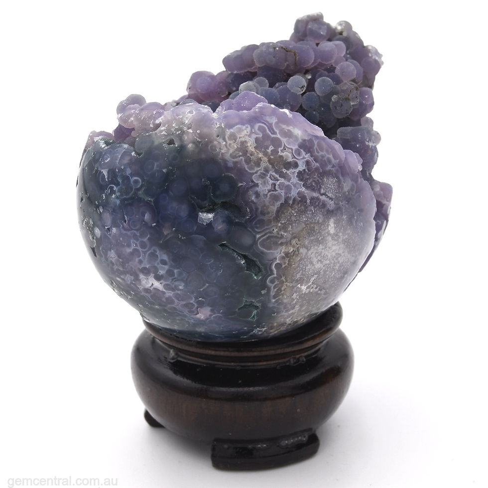 Thumbnail: Grape Agate (Amethyst) Egg