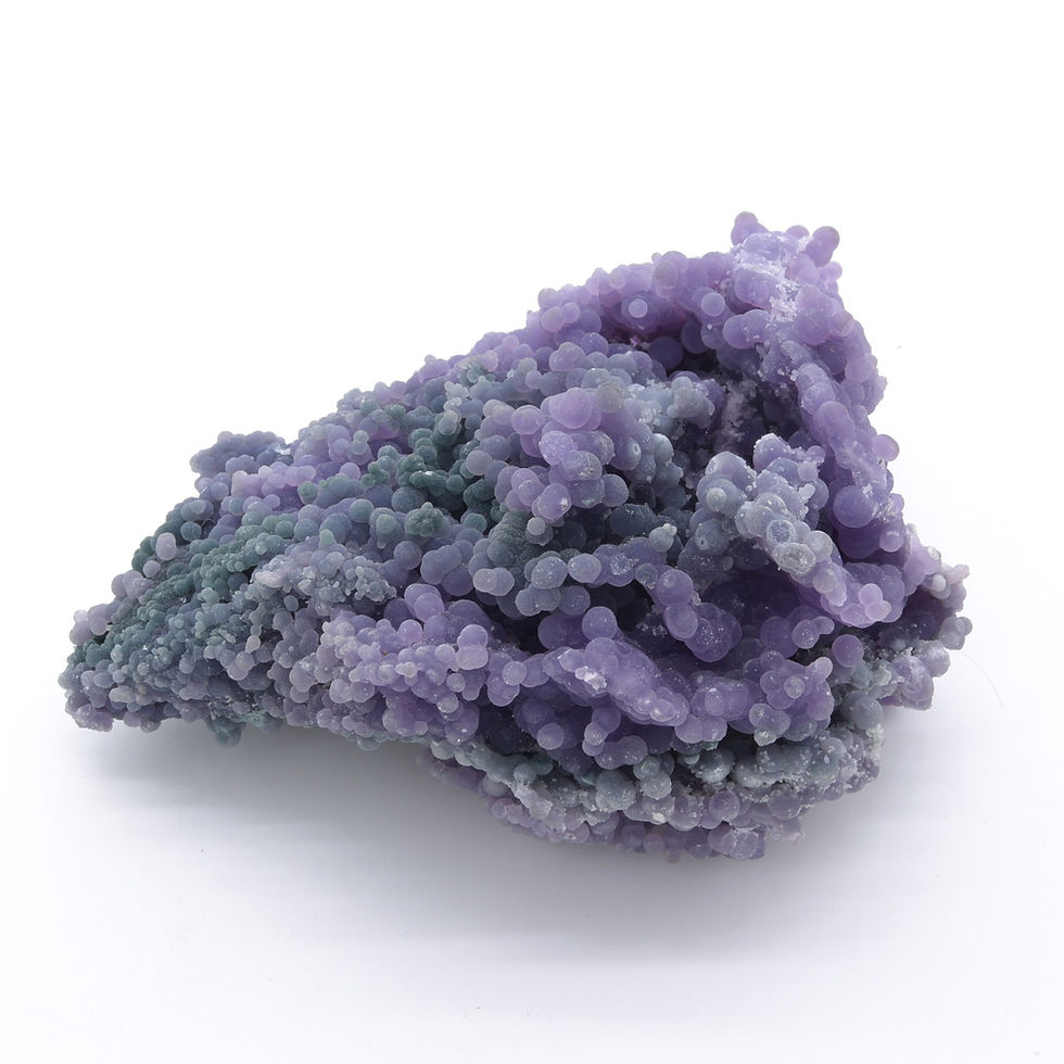 Thumbnail: Grape Agate Cluster Natural Mineral
