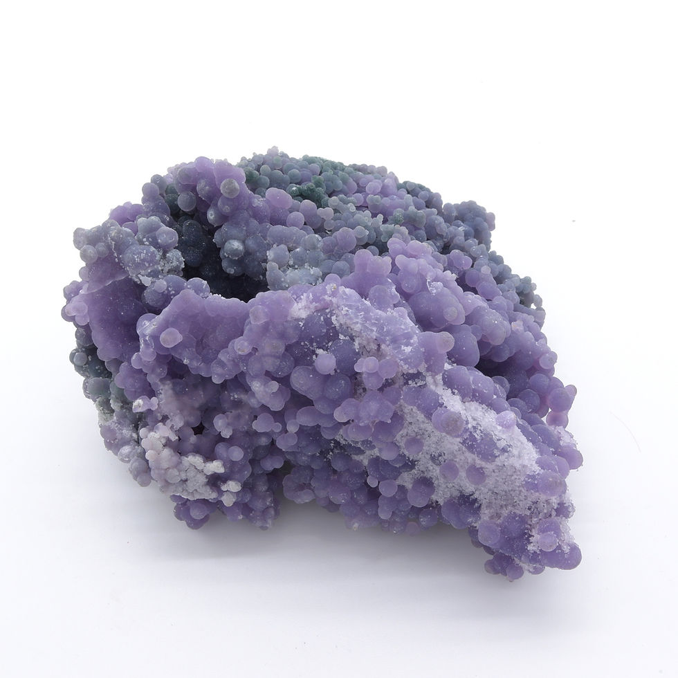 Thumbnail: Grape Agate Cluster Natural Mineral