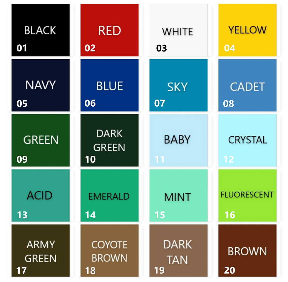 Thumbnail: colour charts