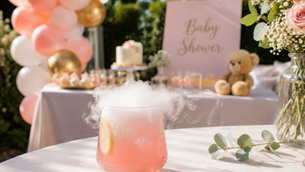 Baby shower : comment utiliser la glace carbonique pour une réception élégante et immersive