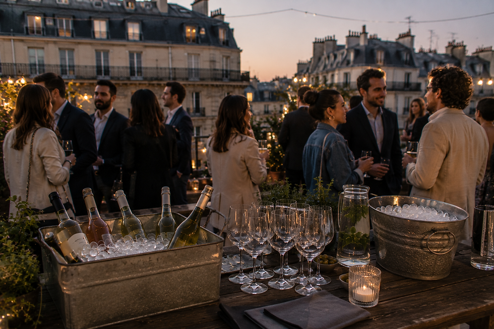 Soirée d’entreprise à Paris : comment garder cocktails et boissons fraîches pendant votre événement
