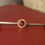 Thumbnail: GARNET AND SEED PEARL STOCK PIN BROOCH