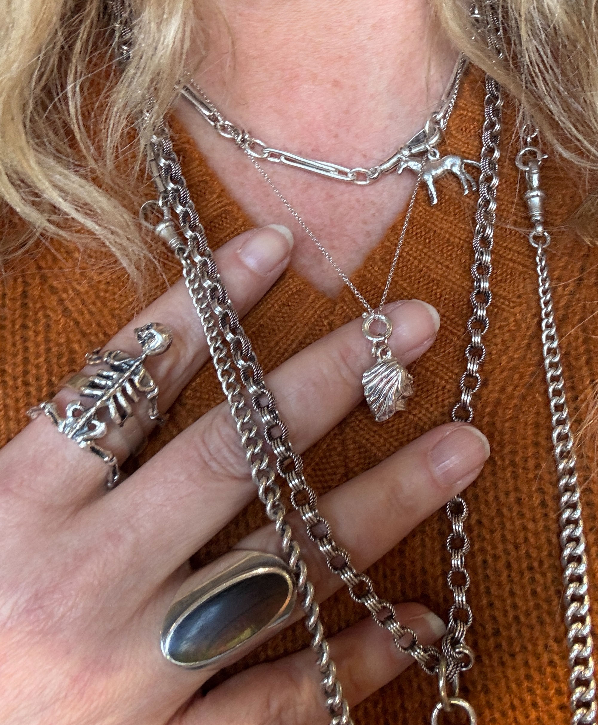 FUN STERLING SILVER SKELETON RING