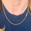 Thumbnail: 9CT GOLD RARE LINK TWIST AND BEAD CHAIN