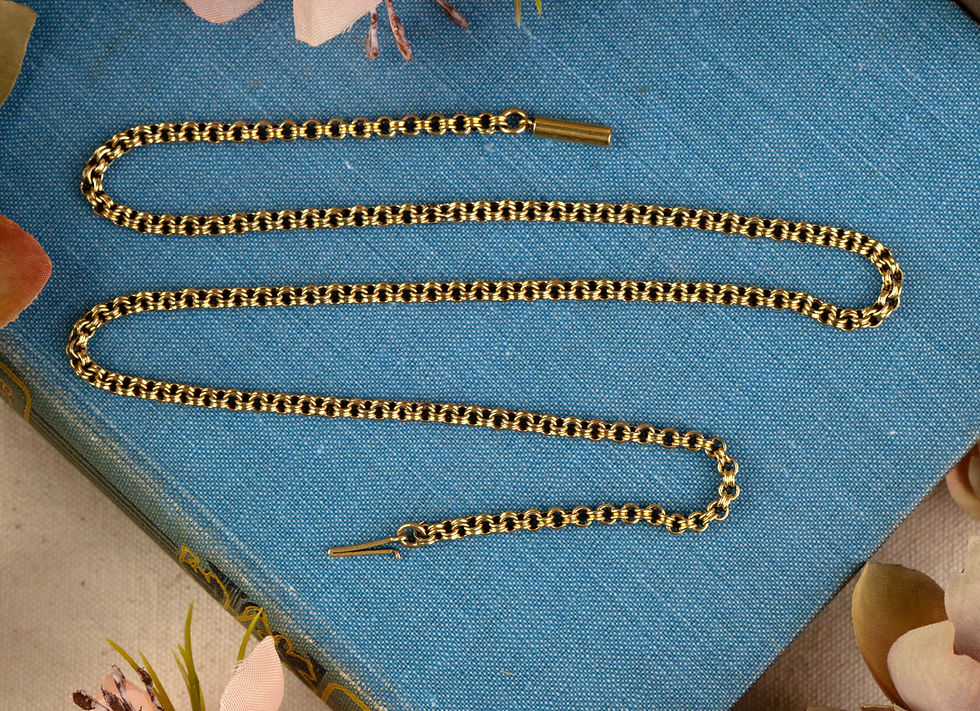 ANTIQUE 15CT RIBBED BELCHER