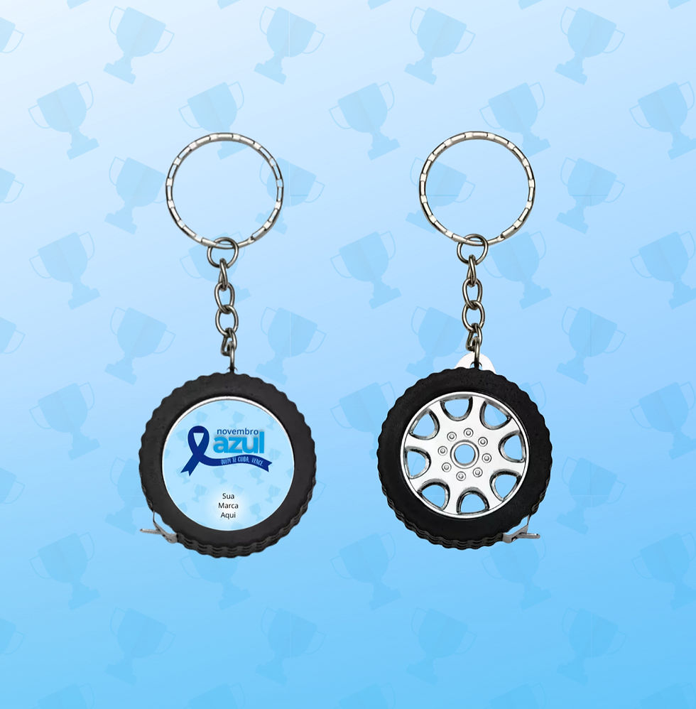 Miniatura: Brinde Personalizado com Mini Trena  - Novembro Azul