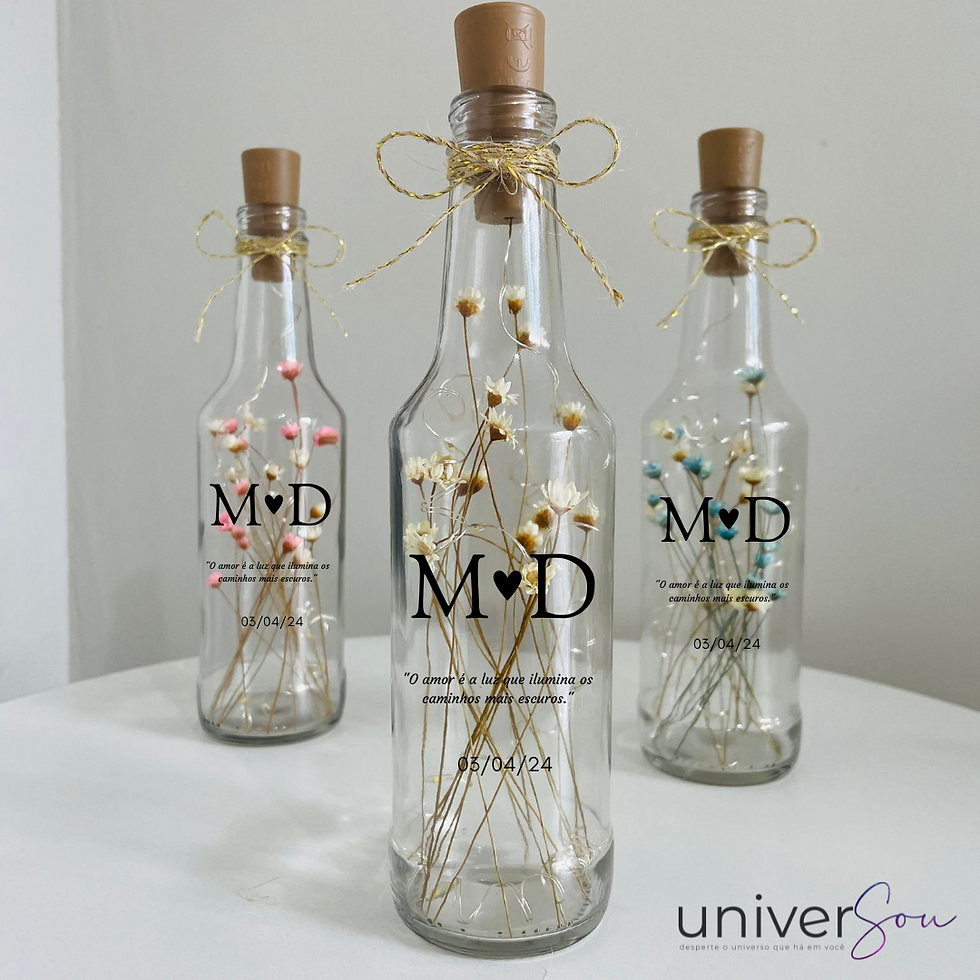 Miniatura: Luminária Led Personalizada - Casamento