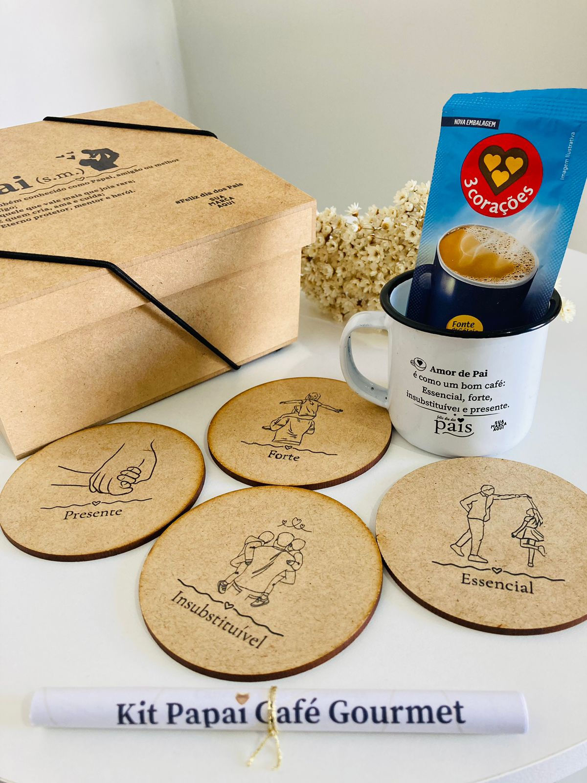 Kit Papai Gourmet- Personalizado - Dia dos Pais