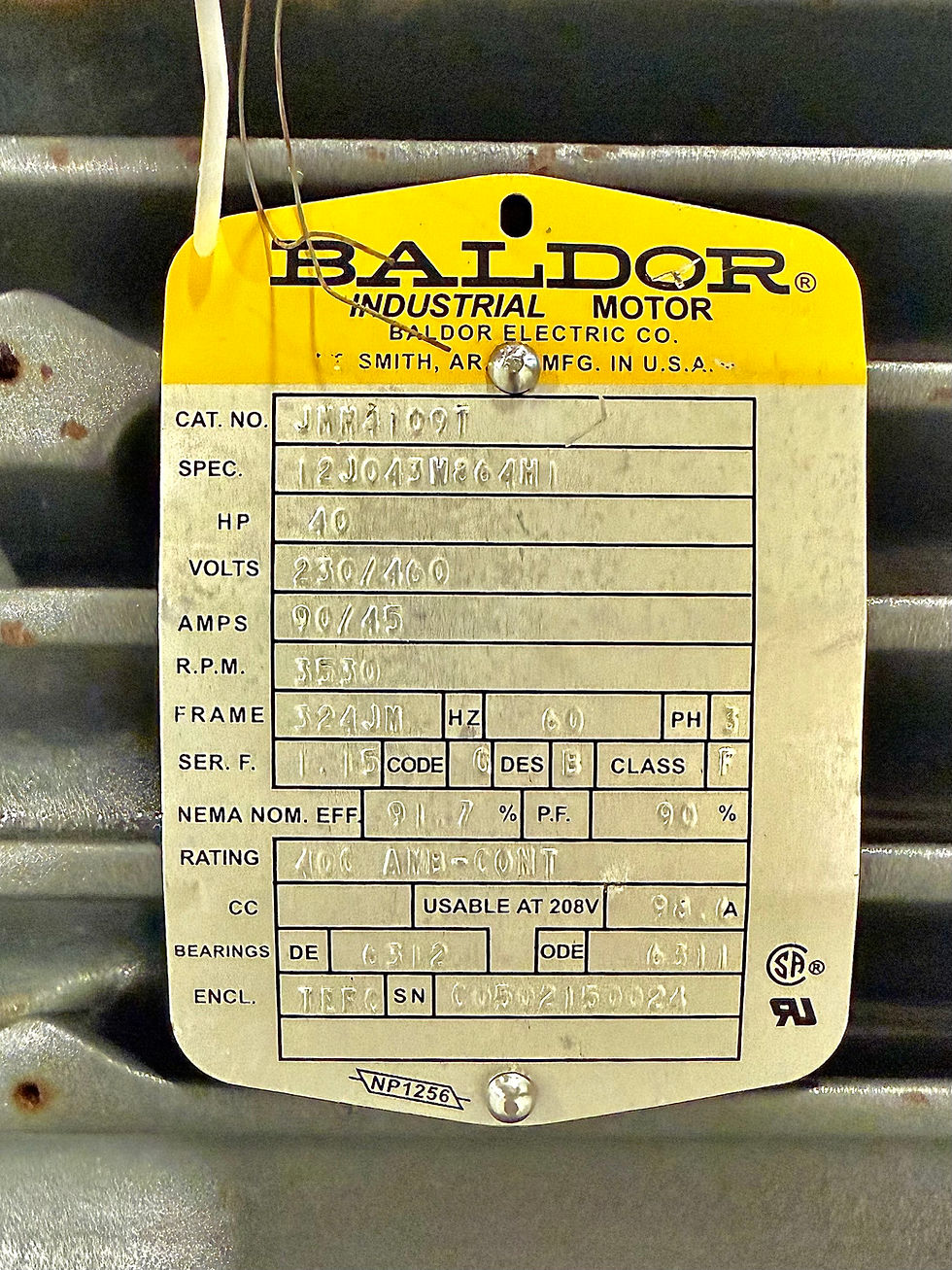 Thumbnail: Goulds Centrifugal Pump with Baldor Industrial Motor