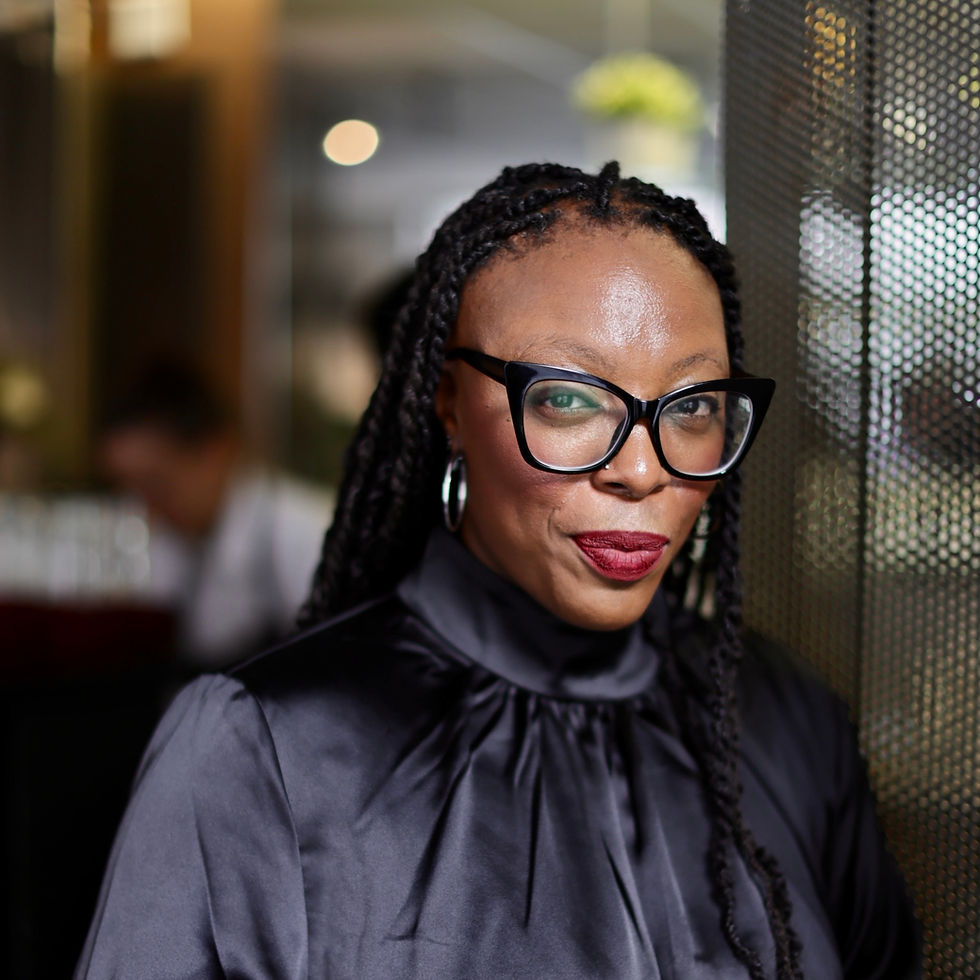 Brand strategy community engagement consultant Amber Coleman-Mortley portrait at Davos