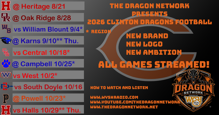 The Dragon Network Schedule
