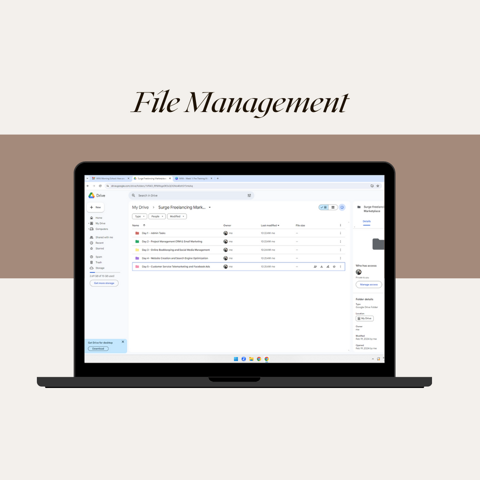 F management