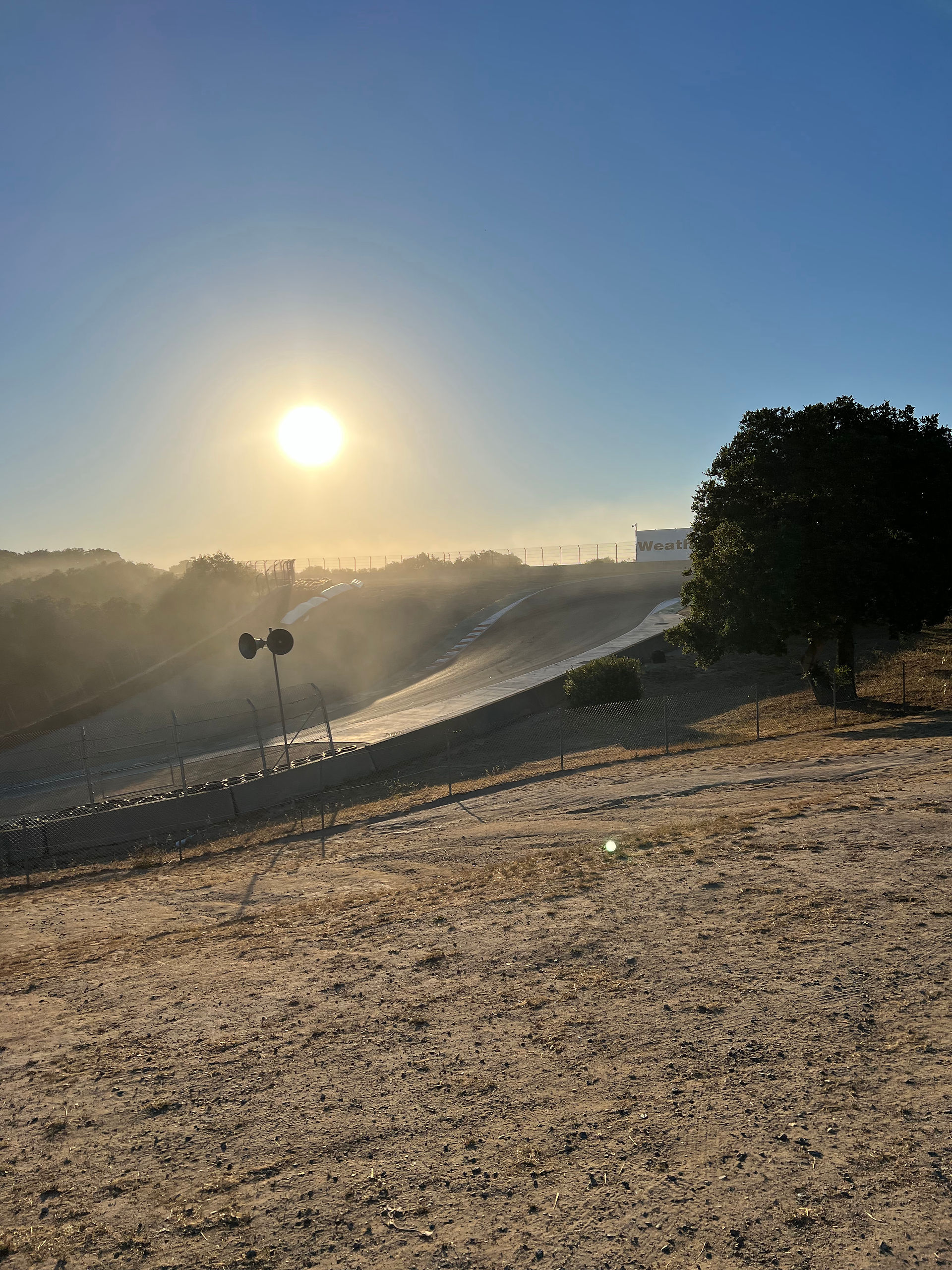 Corkscrew bei Sonnenaufgang