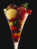 Fruit Salad with Ice Cream