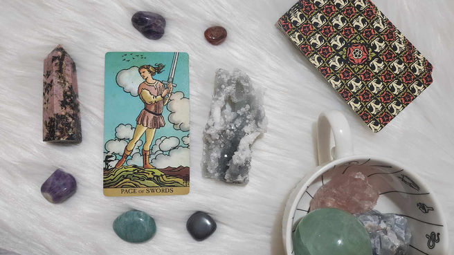 Page of Swords | Symbology & Interpretations | Tarot Card Meanings