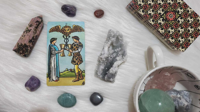 Two of Cups | Symbology & Interpretations | Tarot Card Meanings