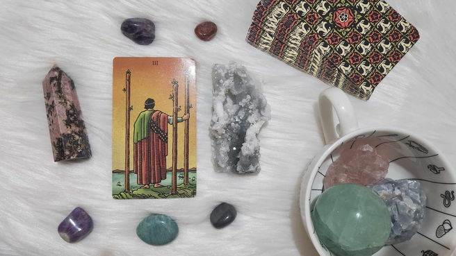 Three of Wands | Symbology & Interpretations | Tarot Card Meanings