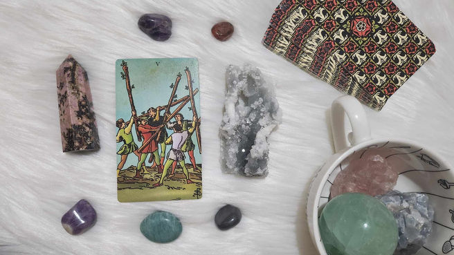 Five of Wands | Symbology & Interpretations | Tarot Card Meanings