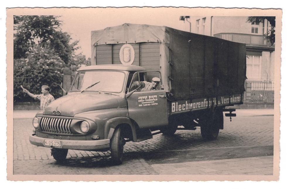 Unser LKW-Fahrer in der Historie
