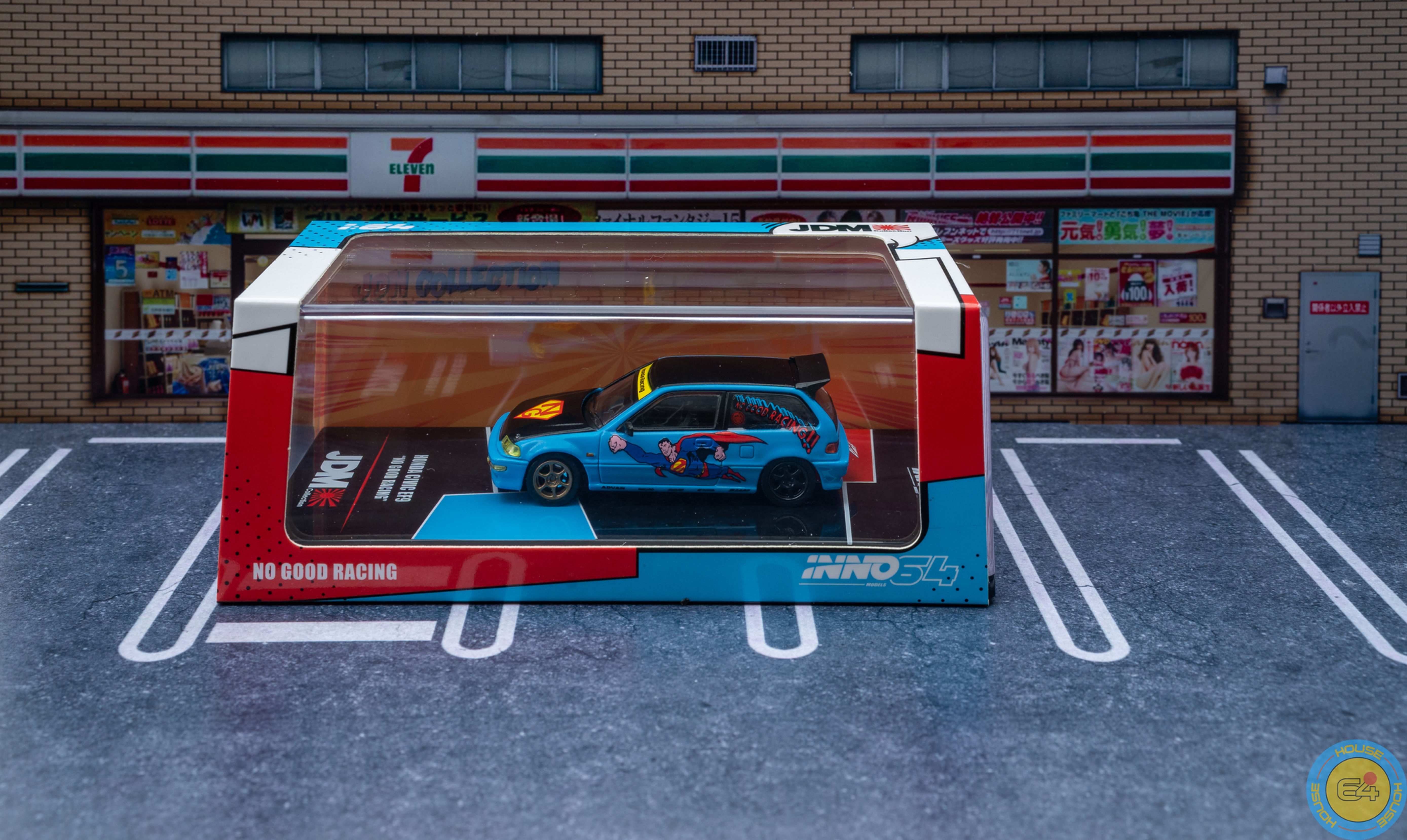 INNO MODEL 1:64 HONDA CIVIC EF SUPERMAN