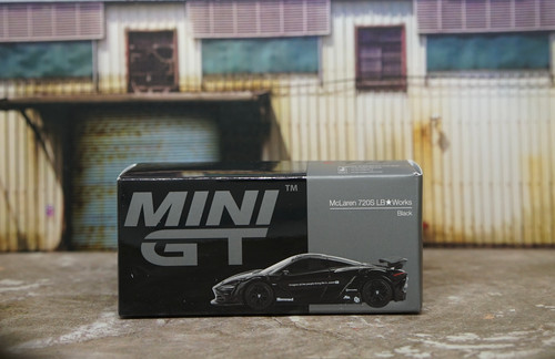 MiniGT 1/64 LB☆Works McLaren 720S Black MGT00777-L