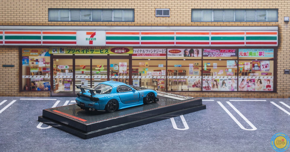 Thumbnail: IGNITION 1:64 MAZDA RX7 RE AMEMIYA Blue