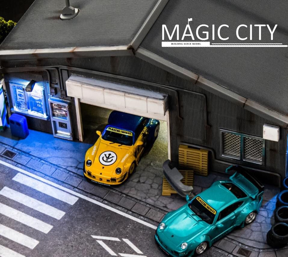Thumbnail: Magic City 1:64 Diorama Japan RWB Nakai House 