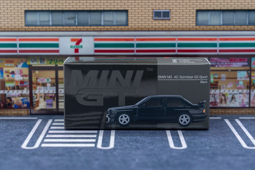 Thumbnail: MINIGT 1:64 BMW M3 AC Schnitzer S3 Sport Black