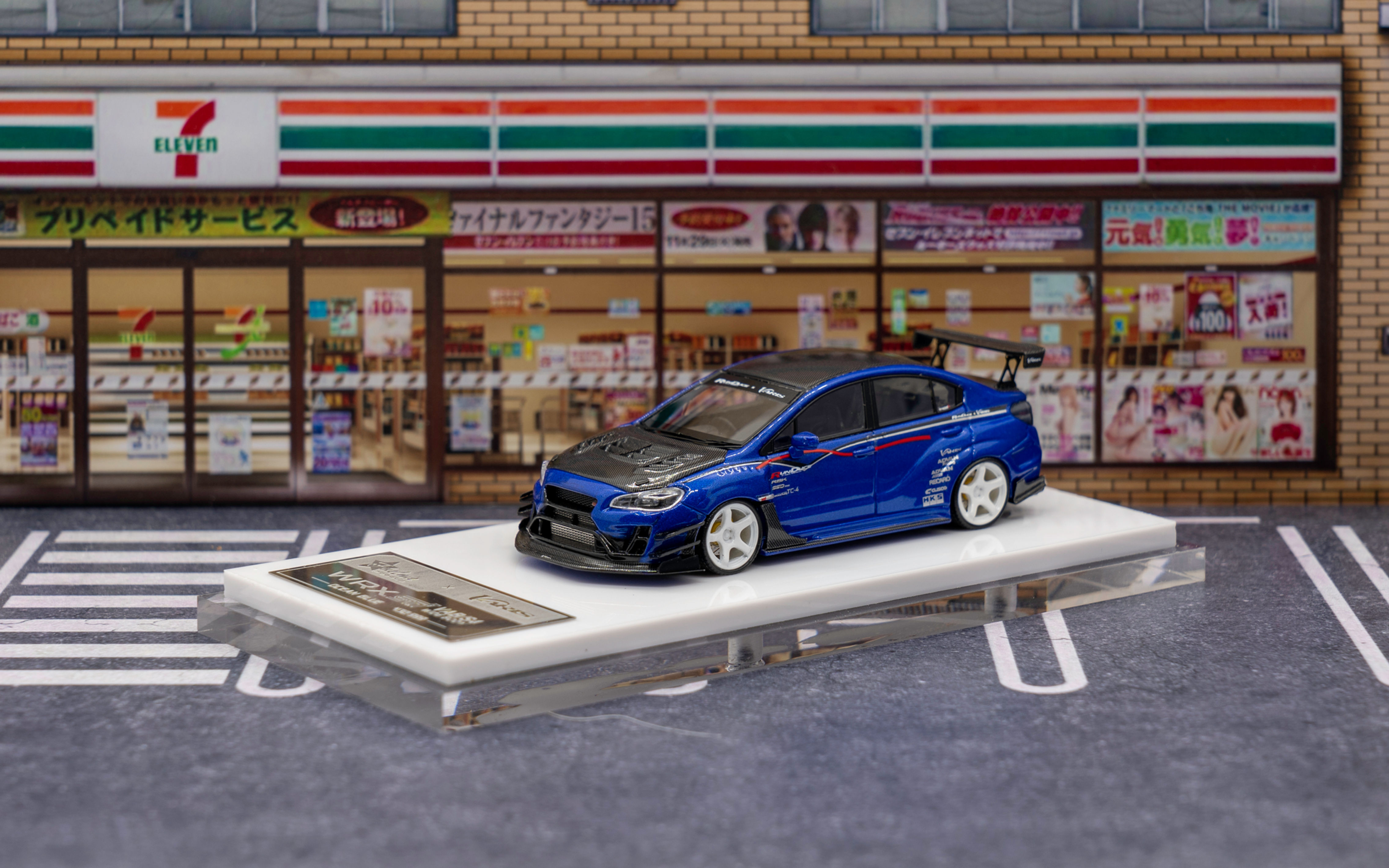 Fuelme 1:64 Subaru WRX STI Varis Blue