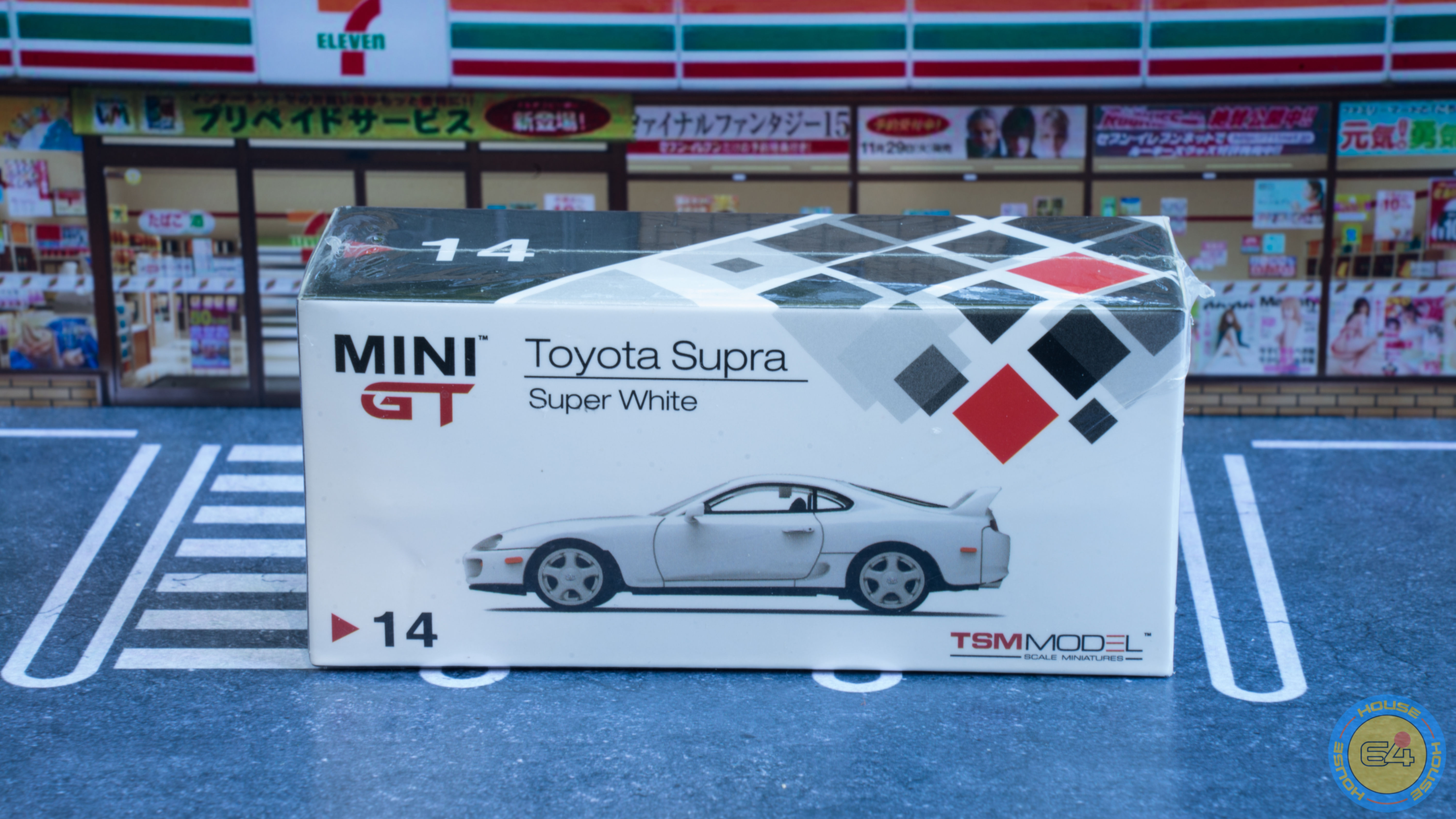MINIGT 1:64 TOYOTA SUPRA WHITE