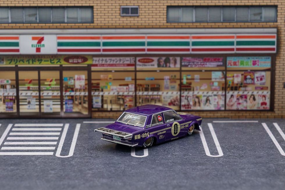Thumbnail: KaidoHouse x MiniGT] 1/64 Datsun 510 Pro Street OG Purple