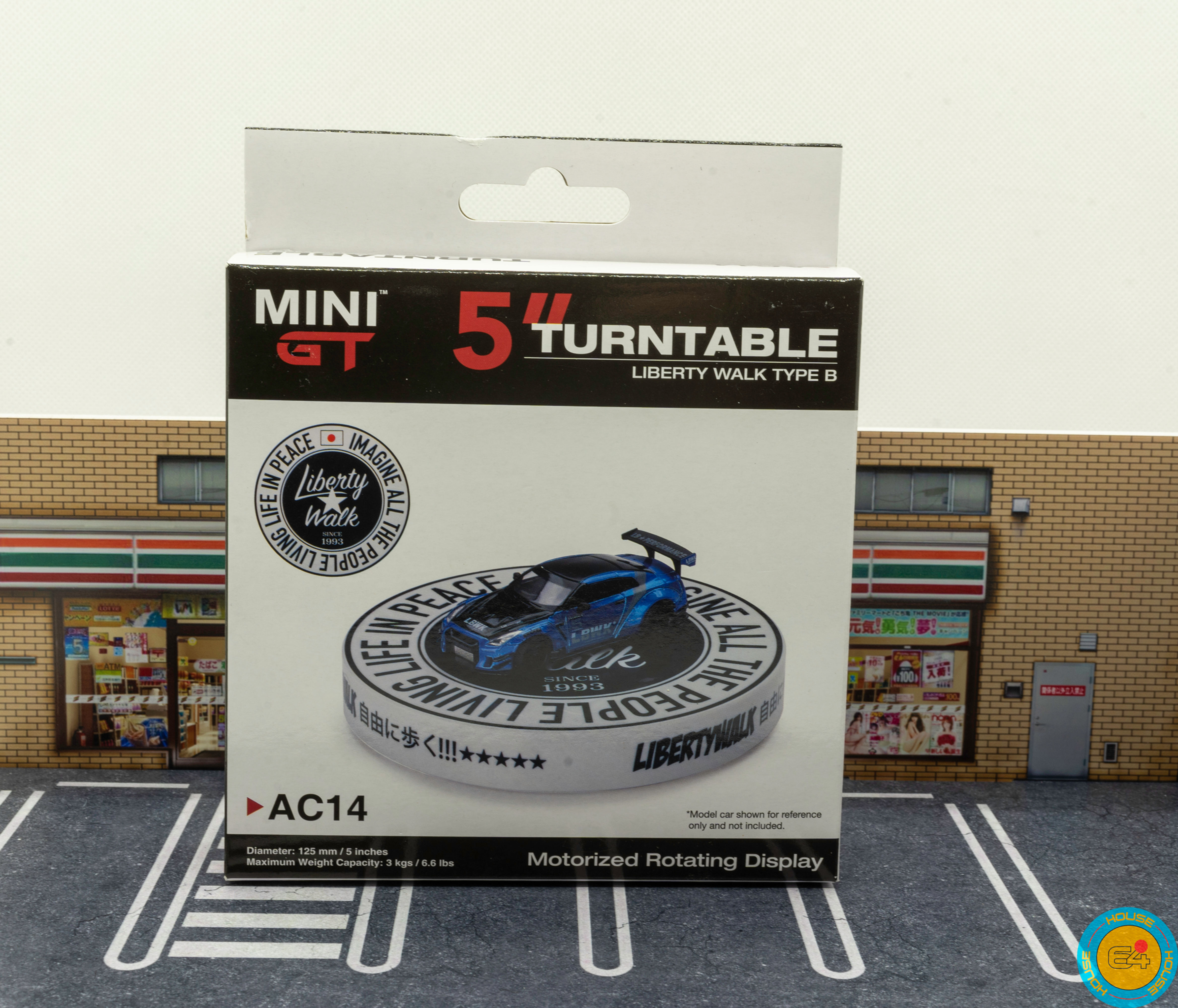 MINIGT 1:64/1:43 TURNTABLE LBKW TYPE B