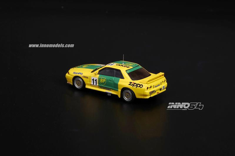 Thumbnail: INNO 1/64 NISSAN SKYLINE GT-R R32 #11 "BP OIL TRAMPIO" Inter TEC Fuji 1993 Winne
