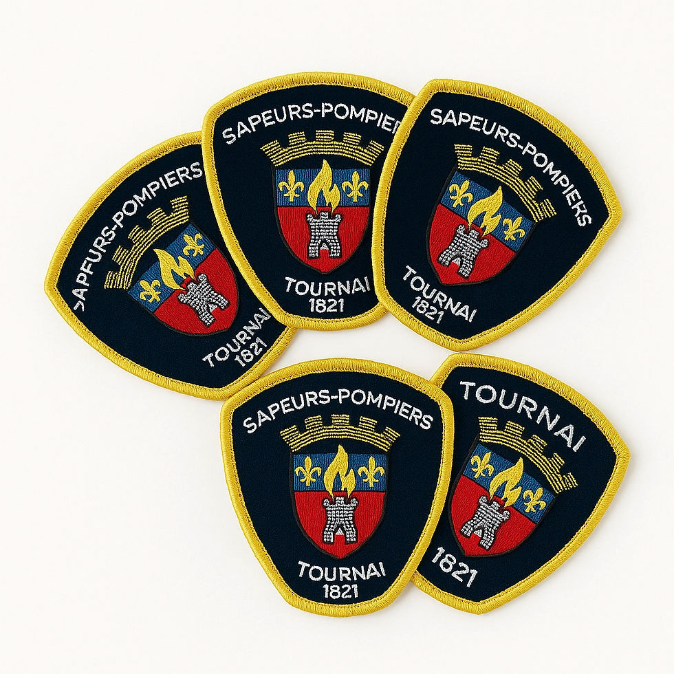 Écusson du Poste des Sapeurs-Pompiers de Tournai