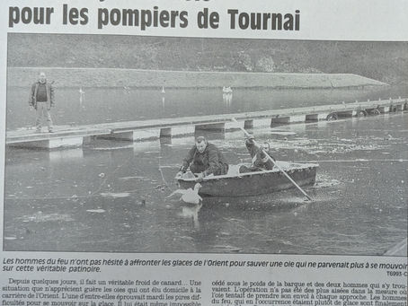 Drôle de jeu de l’oie pour les pompiers de Tournai