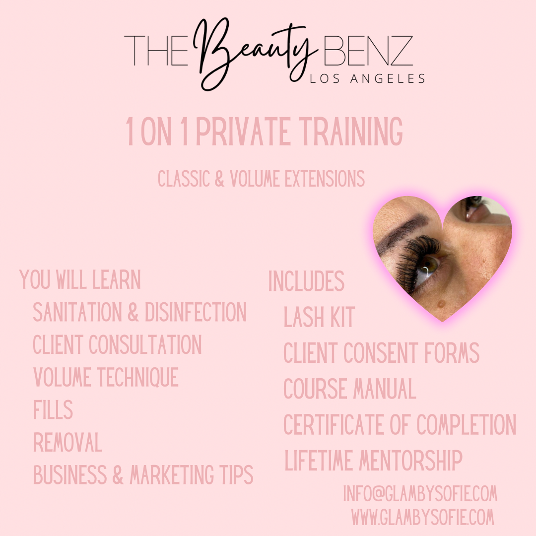 1:1 Private Mobile Lash Training