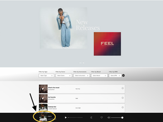 This one click takes you straight to The artist you're listening to
