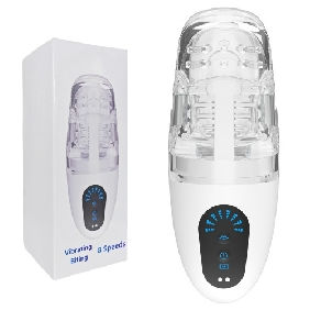 Vibrating & Biting Male Stroker – 8 Modes, Rechargeable and Waterproof Design