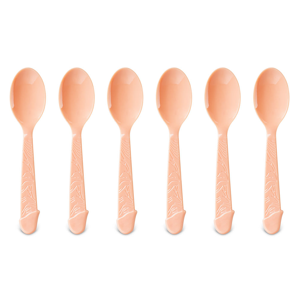 Pecker Party Spoons ( 6 pcs in a pack )