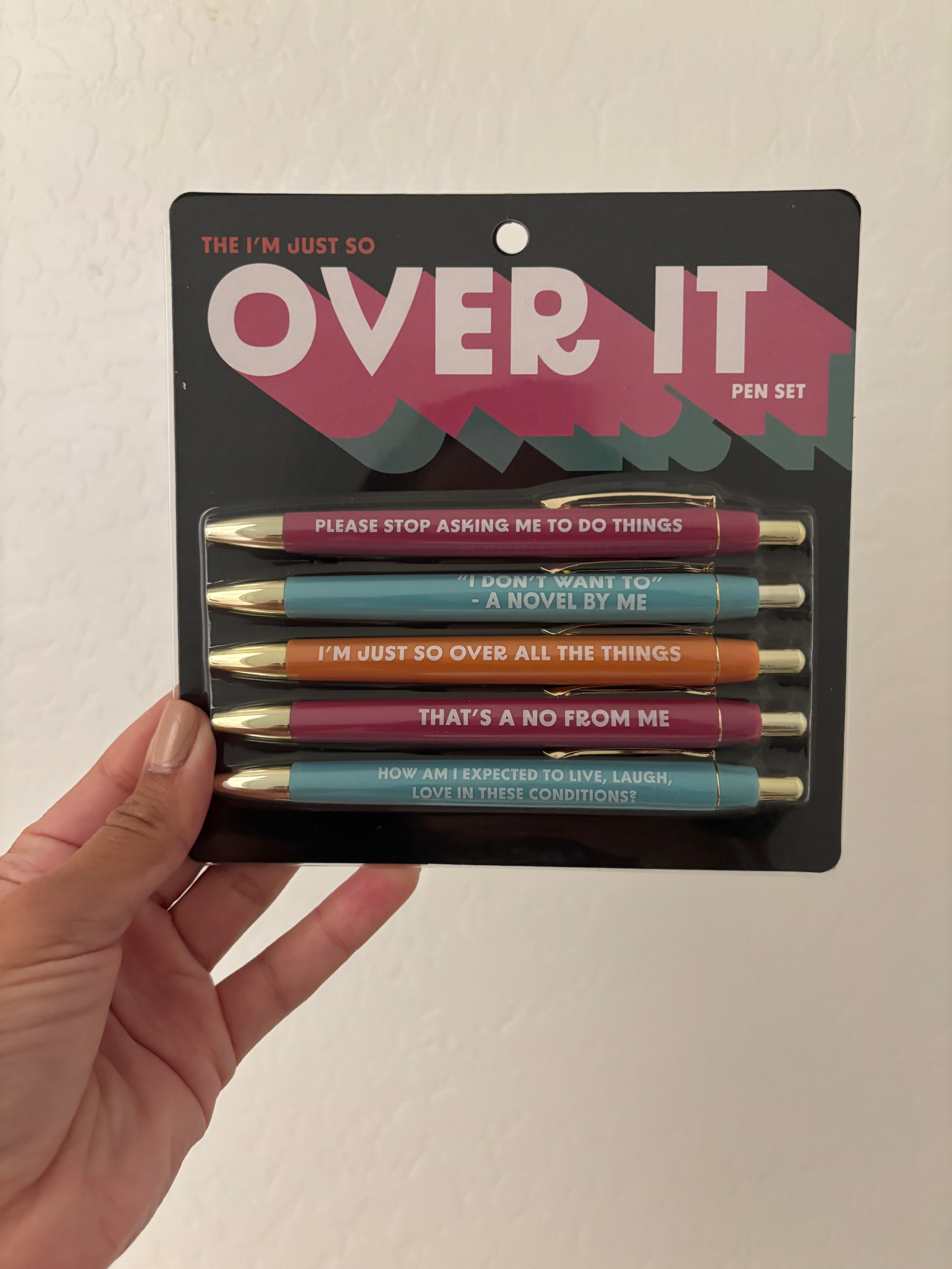 OVER IT PEN SET