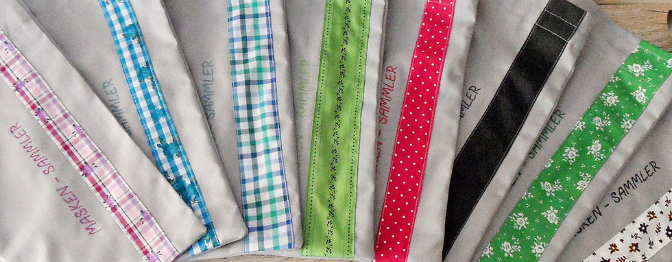 Thumbnail: Wunsch-Stickerei für Masken-Sammler