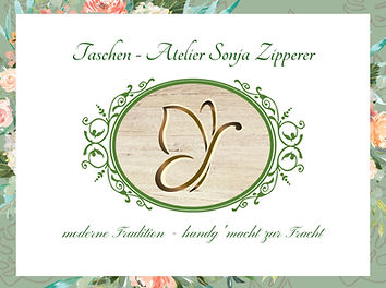 Logo mit Schriftzügen und Blumen-Rahmen, MYPOSTER-Collage