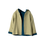 Thumbnail: Organic by Feldman Reversible Cardigan in Petrol Blue / Sage Green